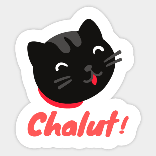 Chalut le chat Sticker